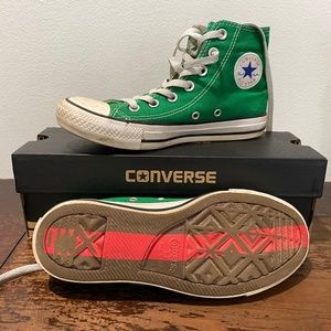 Green Boston Converse CTAS Chuck Taylor Hightops Limited Edition